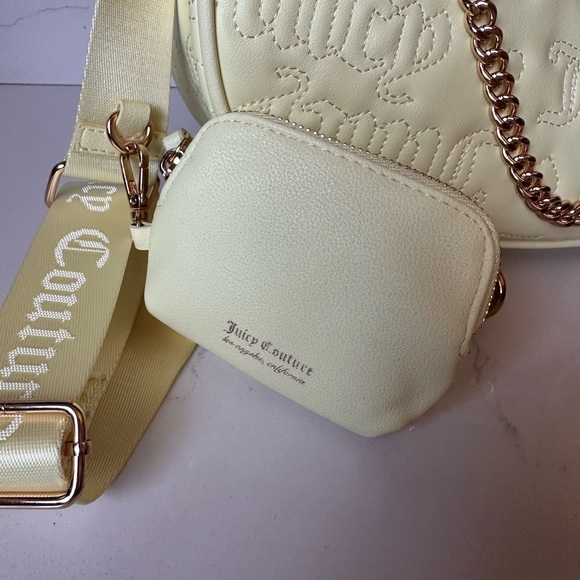 Juicy Couture Yellow Quilted Crossbody Bag - Picture 4 of 7